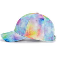 Nowe mody kobiet krawat czepek do farbowania włosów Multicolor nieregularny nadruk czapka z daszkiem kobieta Outdoor Streetwear czapki letnie czapki 4